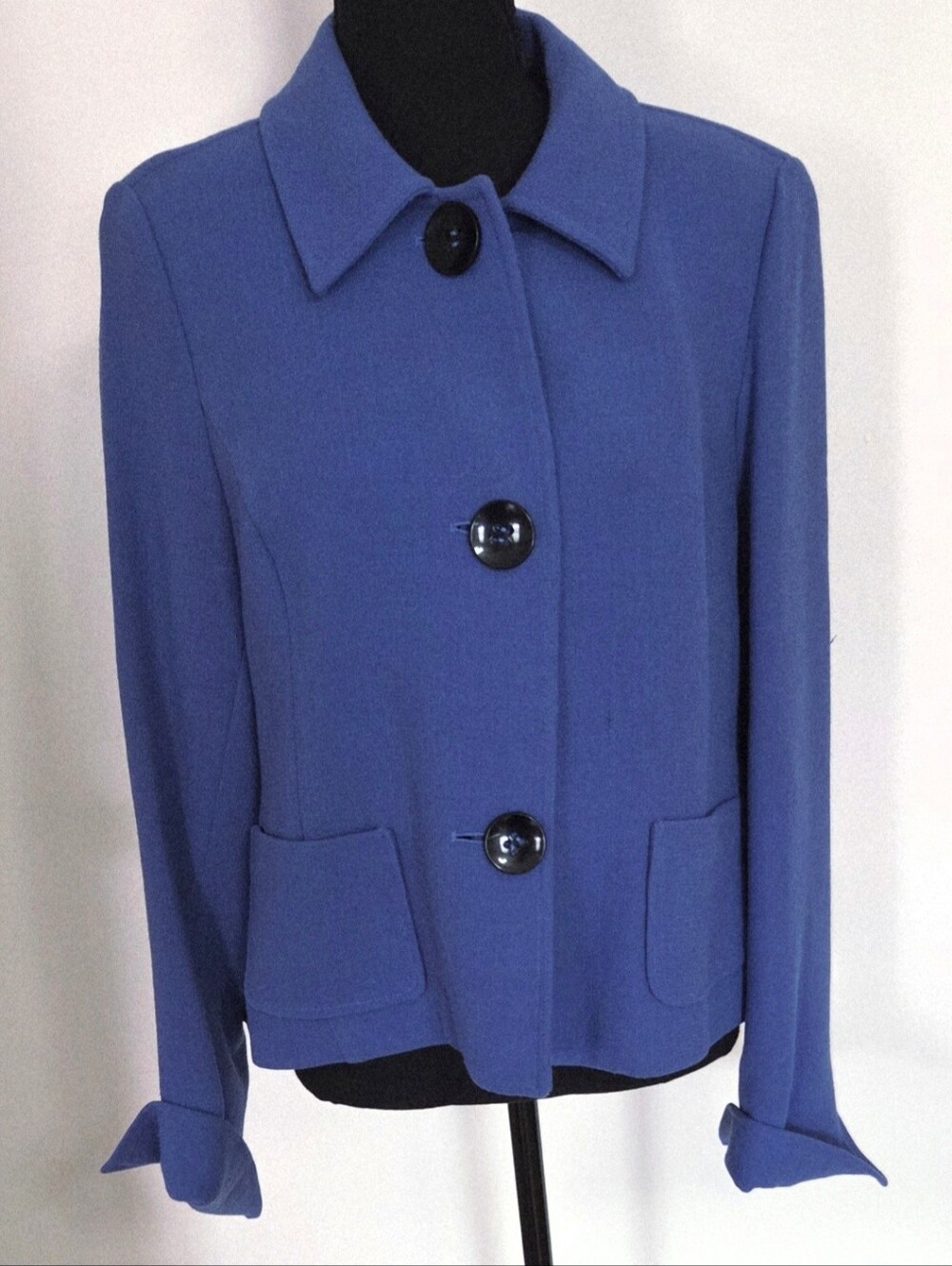 Nina Mclemore 100% Wool Jacket Size 8